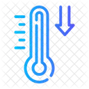 Niedrige Temperatur Thermometer Kalte Symbol