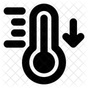 Niedrige Temperatur Temperatur Thermometer Symbol
