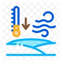 Niedrig Arktisch Temperatur Symbol