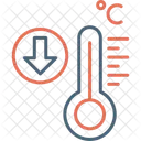 Niedrige Temperatur Kalt Niedrig Symbol