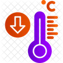 Niedrige Temperatur Kalt Niedrig Symbol