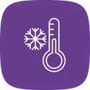 Niedrige Temperatur Kalt Niedrig Symbol