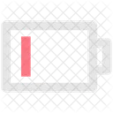 Niedriger Akkustand Batteriestand Volle Ladung Symbol