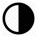 Niedrig Halb Helligkeit Symbol