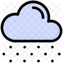 Nube Copos De Nieve Clima Icon