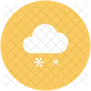 Nieve Caida Nube Icon