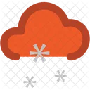 Nieve Caida Nube Icono