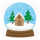 Navidad Navidad Globo De Nieve Icon