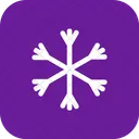 Nieve Escama Copo De Nieve Icono