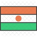 Niger African Country Icon