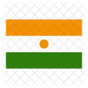 Niger Flag Nation Icon