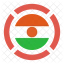 Niger Bandeira Ícone