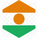Niger Flag World Icon