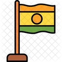 Niger Pais Bandeira Ícone