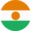 Niger Bandera Mundo Icono