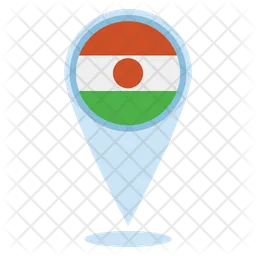 Niger Location Flag Icon