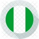 Nigeria Circle Country Icon