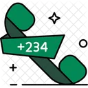 Nigeria Country Code Phone Code Icon