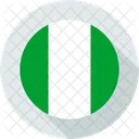 Nigeria Circle Country Icon