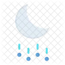Night Moon Hail Icon