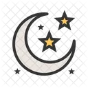 Moon Stars Night Icon