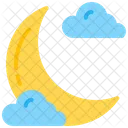 Night Half Moon Moon Phase Icon