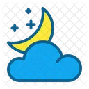 Cloud Night Atmosphere Climate Increasing Clouds Weather Forecast Icon