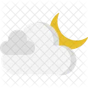 Moon Cloudy Season Icon
