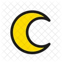 Night Moon Crescent Icon