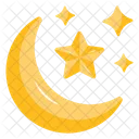 Crescent Night Moon Icon