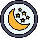 Night Cloud Moon Icon