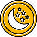 Night Cloud Moon Icon