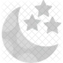 Night Crescent Month Icon