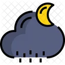 Night Rainy Weather Icon