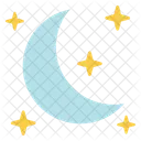 Night Moon Crescent Icon