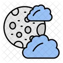 Moon Weather Cloud Icon