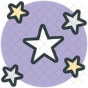 Night Stars Sky Icon
