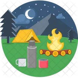 Night camp  Icon