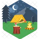 Night camp  아이콘