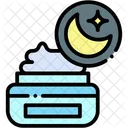 Night Cream Half Moon Stars Icon