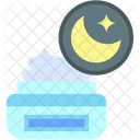 Night Cream Half Moon Stars Icon