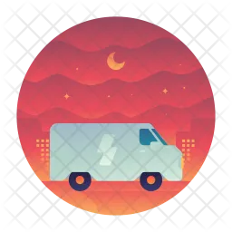 Night delivery  Icon