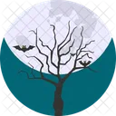 Night haunted tree  Icon