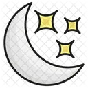 Night Moon Crescent Icon