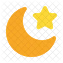 Night Moon Half Moon Icon