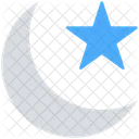 Weather Moon Star Icon