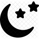 Night Moon Stars Icon