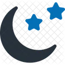 Night Moon Stars Icon