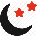 Night Moon Stars Icon