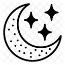Night Moon Crescent Icon